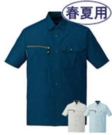 [春夏用]吸汗速乾半袖シャツ(01-84814)