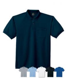 [春夏用]製品制電吸汗速乾半袖ポロシャツ[胸ポケット有り、JIS T8118適合](01-84984)