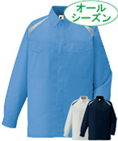 [通年]エコ製品制電長袖シャツ[JIS T8118適合](01-85104)