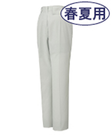 [春夏用]エコ製品制電レディースワンタックパンツ[裏付][JIS T8118適合][女性用](01-85106)