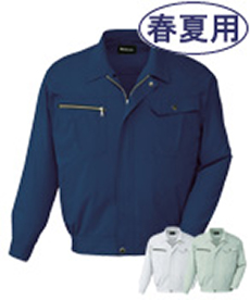 [春夏用]ストレッチ長袖ブルゾン(01-86100)