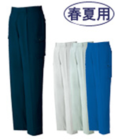 [春夏用]接触冷感ワンタックカーゴパンツ(01-86202)