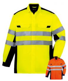 [秋冬用]高視認長袖シャツ(01-86704)