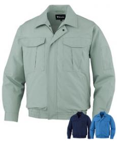 [春夏用]綿100%空調服®長袖ブルゾン[男女兼用](01-87020)