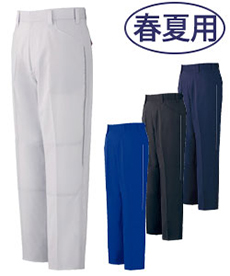 [春夏用]製品制電ストレッチノータックパンツ(01-87101)