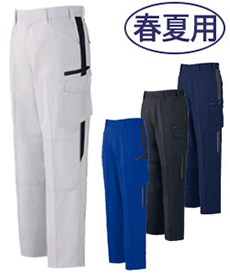 [春夏用]製品制電ストレッチノータックカーゴパンツ(01-87102)