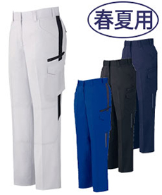 [春夏用]製品制電ストレッチレディースカーゴパンツ[女性用](01-87116)