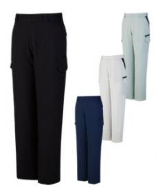 [春夏用]エコ製品制電ストレッチノータックカーゴパンツ(01-87802)