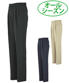 [通年]メンズストレッチワンタックパンツ1(02-12200)