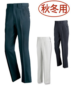 [秋冬用]プリーツロンスムーズアップワンタックスラックス(02-1242)