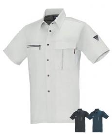 [春夏用]スムーズアップ半袖シャツ(02-1252)