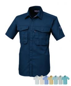 [春夏用]プリーツロンMINI半袖シャツ(02-1292)