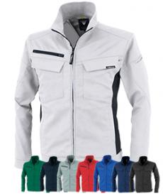 [春夏用]裏綿ストレッチブルゾン[男女兼用](02-1514)