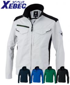 [春夏用]バイオエコTCストレッチ長袖ブルゾン[男女兼用](02-1534)