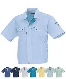 [春夏用]クレスタ21半袖ブルゾン(02-1551)