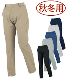 [秋冬用]T/Cストレッチレディーススラックス[女性用](02-1724)