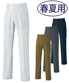 [春夏用]綿100%サマーツイルスラックス(02-2010)