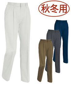 [通年]綿100%レディーススラックス[女性用](02-2025)