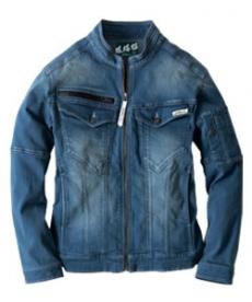 [秋冬用]現場服 ストレッチデニムブルゾン(02-2800)