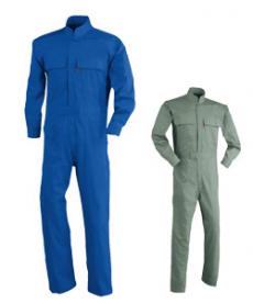 [春夏用]綿100%つなぎ服(02-34000)