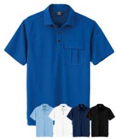 [春夏用]JIS制電 半袖ポロシャツ[男女兼用](02-6042)