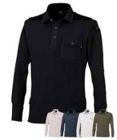 [通年]現場服 長袖ポロシャツ(02-6055)