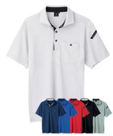 [春夏用]エコ制電半袖ポロシャツ[男女兼用](02-6090)