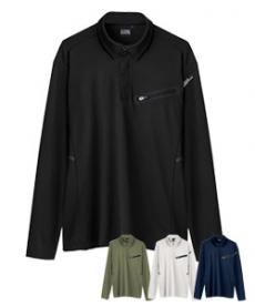 [春夏用]長袖ポロシャツ[男女兼用](02-6115)