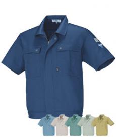 [春夏用]PETボトルリサイクリーン半袖ブルゾン(02-9291)