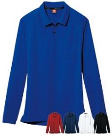 [通年]バートル 103 ハニカムメッシュ長袖ポロシャツ[胸ポケット有り](03-103)