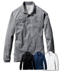 [通年]バートル 165 長袖ポロシャツ[男女兼用](03-165)