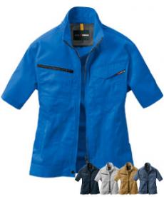 [春夏用]バートル 1716 ストレッチライトツイル半袖ジャケット(03-1716)