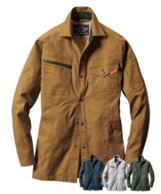 [通年]バートル 1815 ストレッチ長袖シャツ[男女兼用](03-1815)