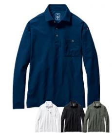 [春夏用]バートル 235 ストレッチ長袖ポロシャツ[男女兼用](03-235)