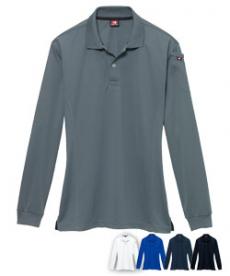 [通年]バートル 303 ドライメッシュ長袖ポロシャツ[左袖ポケット付][男女兼用](03-303)