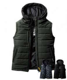 [秋冬用]バートル 5034 防寒フーディベスト[男女兼用](03-5034)