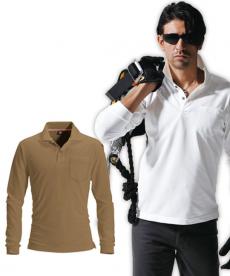 [通年]バートル 505 カノコ長袖ポロシャツ[左袖ポケット付](03-505)