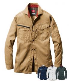 [通年]バートル 6083 制電T/Cライトツイル長袖シャツ[JIS T8118適合](03-6083)