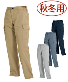 【在庫限り】[秋冬用]バートル 6099 ソフトツイルレディースカーゴパンツ[女性用](03-6099)