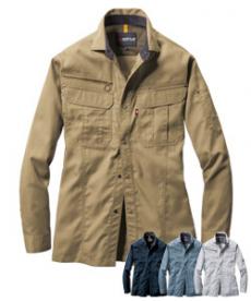 [春夏用]バートル 6103 T/Cライトチノ長袖シャツ(03-6103)