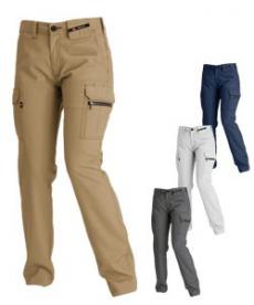 【在庫限り】[春夏用]バートル 7099 ドビークロスレディースカーゴパンツ[JIS T8118適合][女性用](03-7099)