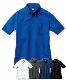 [春夏用]バートル 717 半袖ボタンダウンシャツ[男女兼用](03-717)