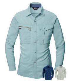 [通年]バートル 9023 制電ストレッチ長袖シャツ(03-9023)