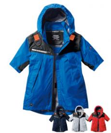 [春夏用]バートル AC1196 エアークラフトフーディ半袖ジャケット[男女兼用](03-AC1196)