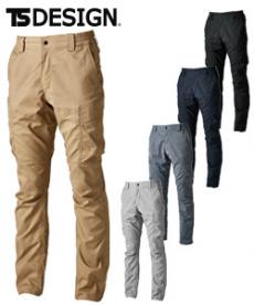 [通年]TS DESIGN TecRecycカーゴパンツ[男女兼用](08-2214)