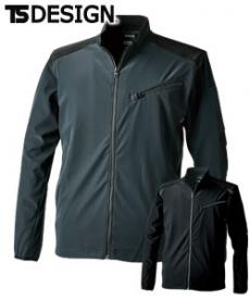 [秋冬用]防風ストレッチジャケット[男女兼用](08-4626)