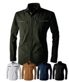 [春夏用]TSエコダブルライトクロスロングスリーブシャツ[男女兼用](08-5605)