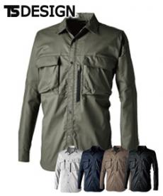 [春夏用]TS DESIGN　TCNライトクロスシャツ[男女兼用](08-5805)