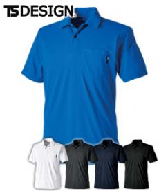 [春夏用]TS DESIGN ドライショートスリーブポロシャツ[男女兼用](08-6065)