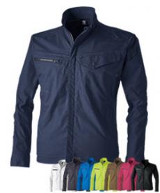 【在庫限り】[通年]ストレッチRIP STOPジャケット[男女兼用](08-6316)